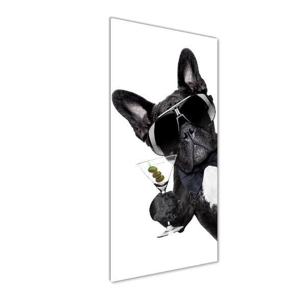 Foto obraz zdjęcie na szkle pionowy Piez z martini