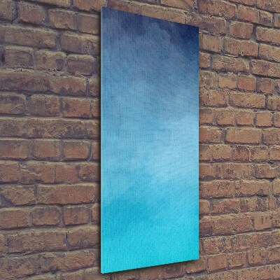 Verticale glasfoto Rook