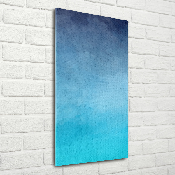 Verticale glasfoto Rook