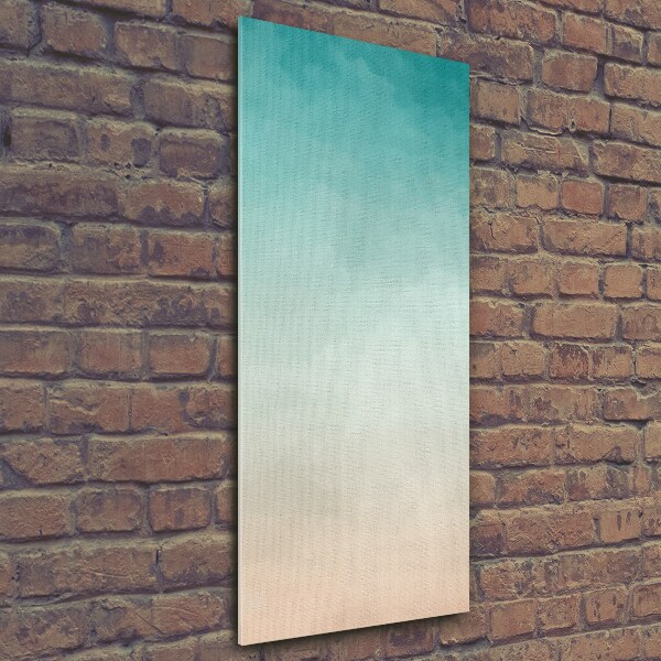 Verticaal glasschilderij Rook