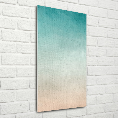 Verticaal glasschilderij Rook