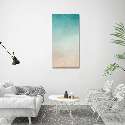 Verticaal glasschilderij Rook