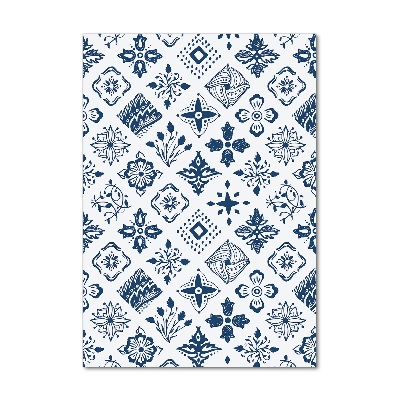 Foto obraz zdjęcie na szkle pionowy Kwiecisty wzór