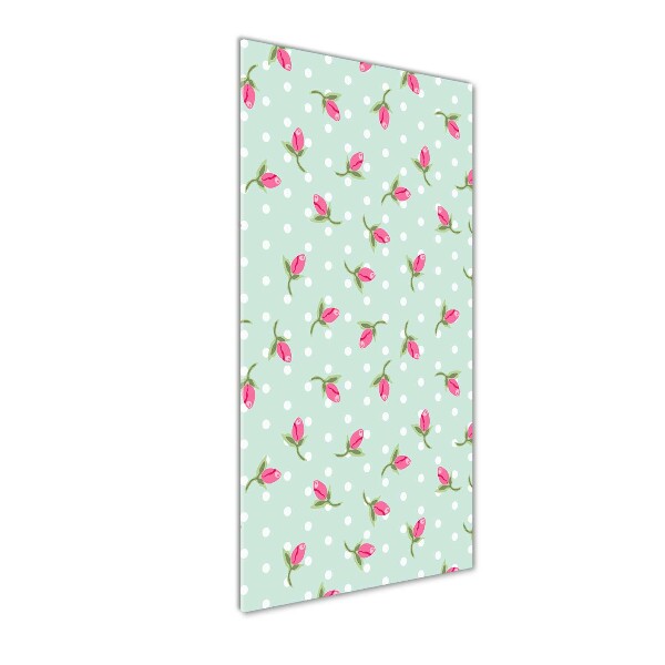 Nowoczesny foto obraz na ścianę pionowy Róże