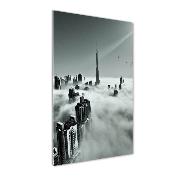 Verticale glasfoto Wolkenkrabbers