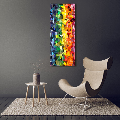 Verticale foto op glas Geometrische achtergrond