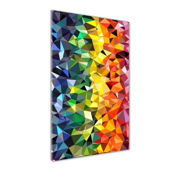 Verticale foto op glas Geometrische achtergrond