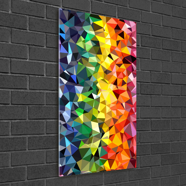 Verticale foto op glas Geometrische achtergrond