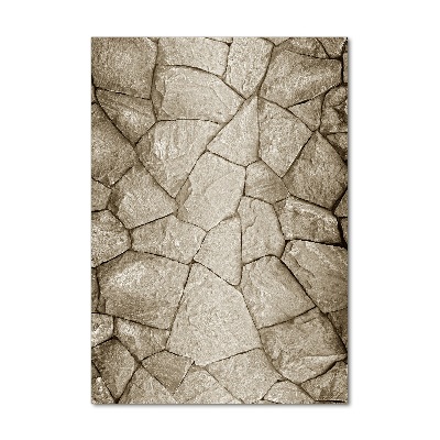 Foto obraz na szkle pionowy Ściana z kamienia