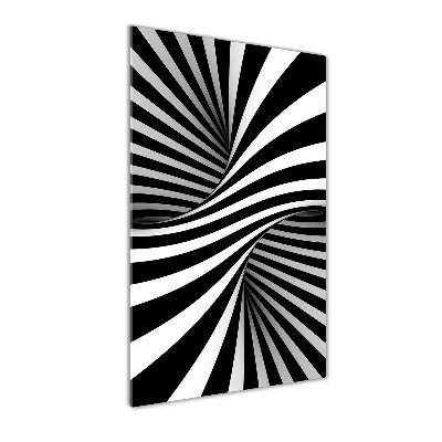 Verticale foto op glas Abstracte wervel