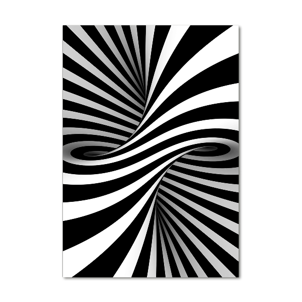 Verticale foto op glas Abstracte wervel