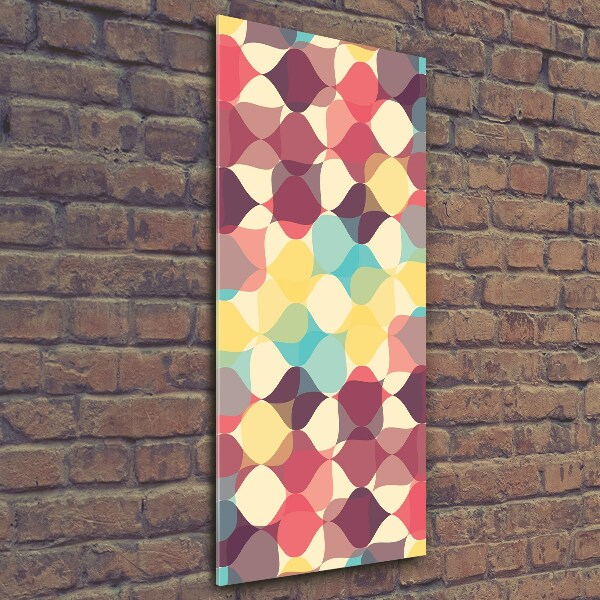 Verticale glasfoto Geometrische achtergrond