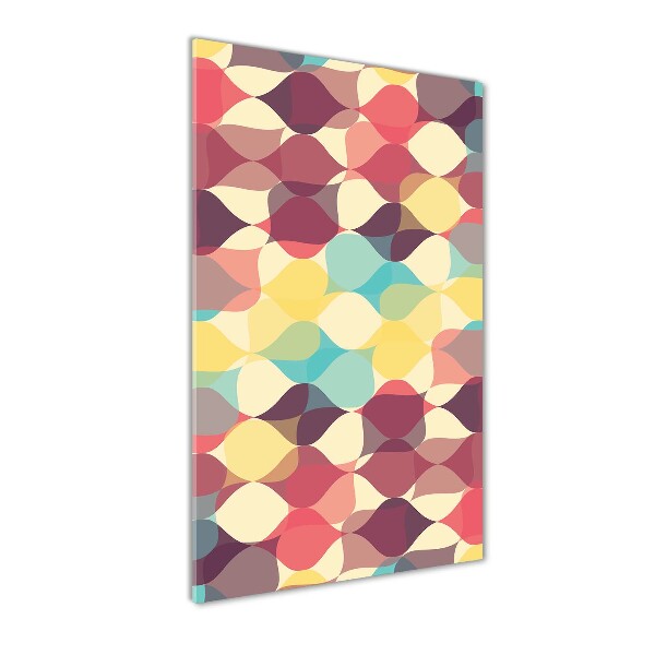 Verticale glasfoto Geometrische achtergrond