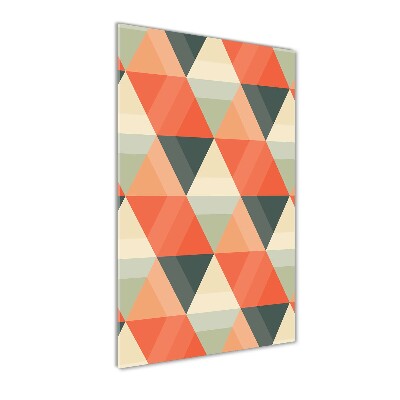 Verticale glasfoto Geometrische achtergrond