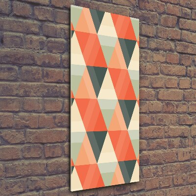 Foto obraz szklany pionowy Geometryczne tło
