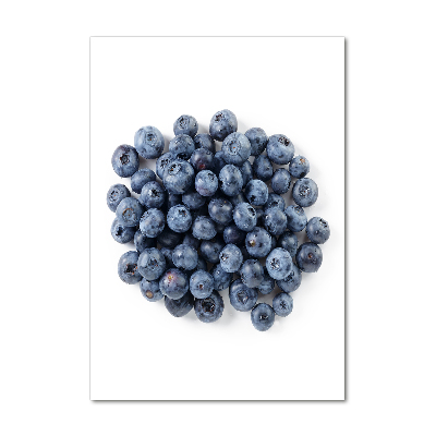 Verticaal glasschilderij Bessen