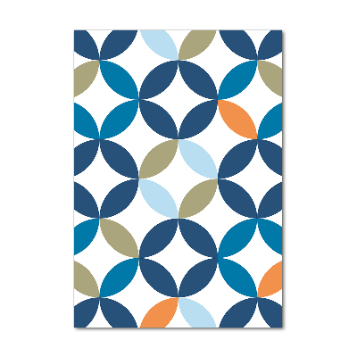 Verticale glasfoto Geometrische achtergrond