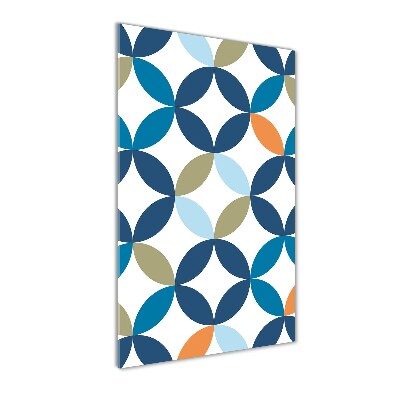 Verticale glasfoto Geometrische achtergrond