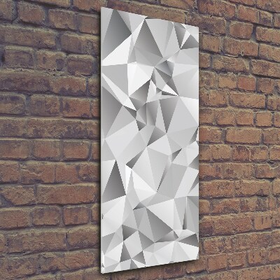 Verticale foto op glas 3D-abstractie