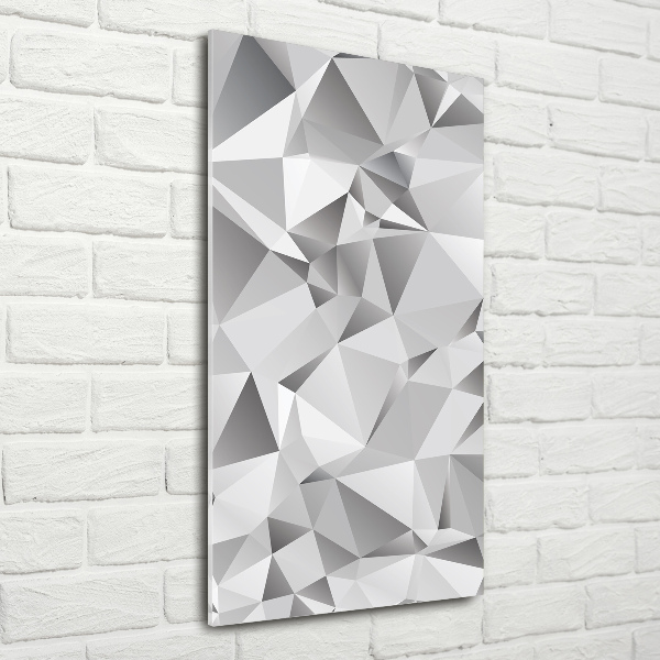 Verticale foto op glas 3D-abstractie