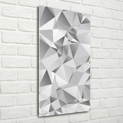 Verticale foto op glas 3D-abstractie