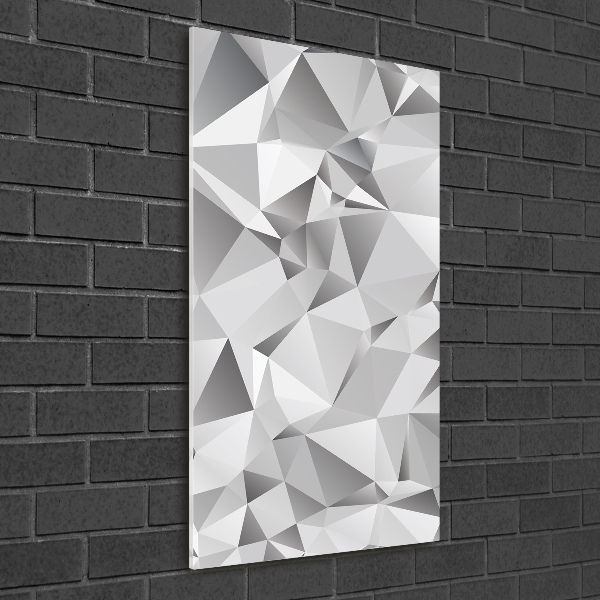 Verticale foto op glas 3D-abstractie