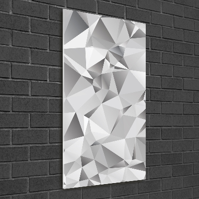 Verticale foto op glas 3D-abstractie