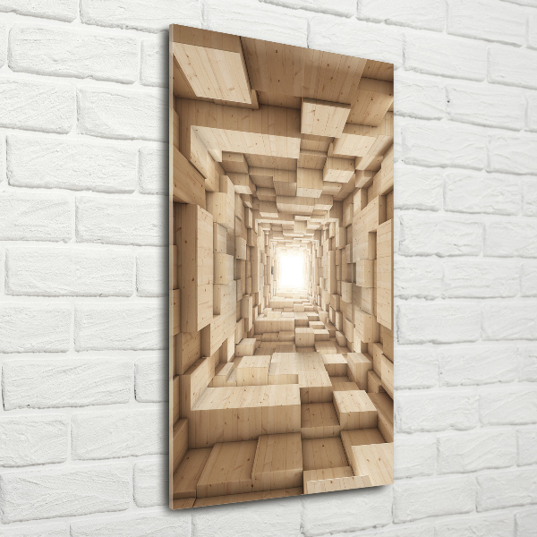 Verticale glasfoto Abstractie