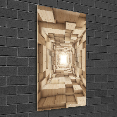 Verticale glasfoto Abstractie