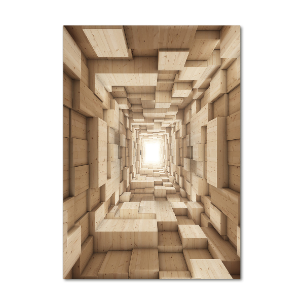 Verticale glasfoto Abstractie