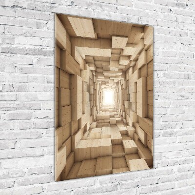 Verticale glasfoto Abstractie