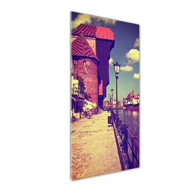 Verticale foto op glas Gdansk, Polen