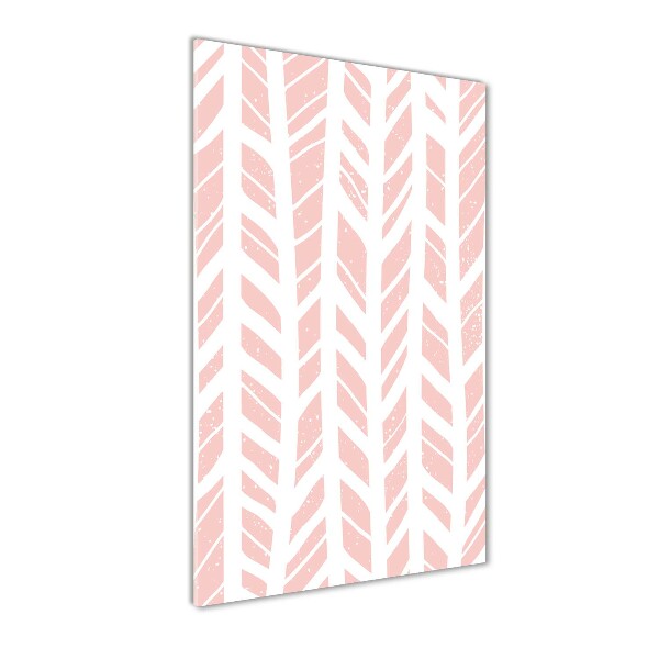 Verticale foto op glas Visgraatpatroon