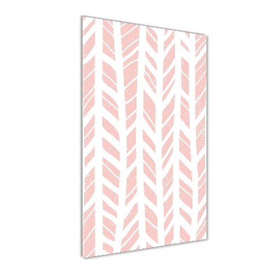 Verticale foto op glas Visgraatpatroon