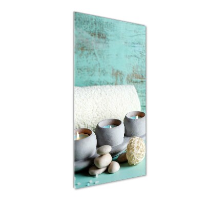 Foto-obraz szkło hartowane pionowy Świeczki