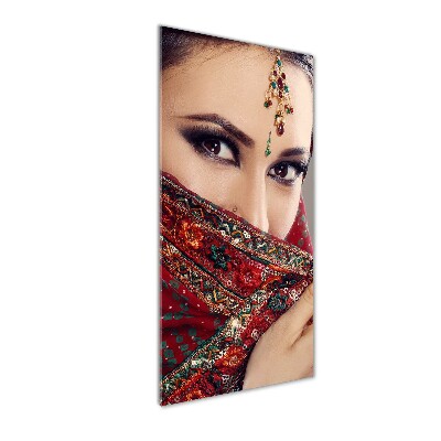 Foto obraz szklany pionowy Indyjska kobieta