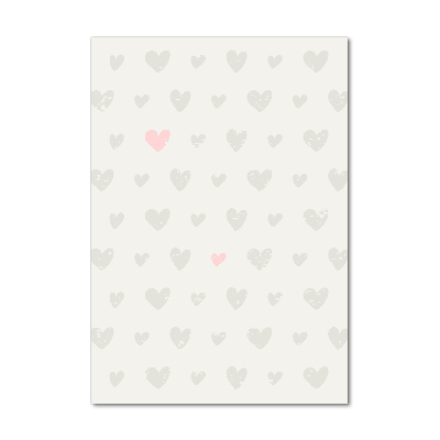 Foto obraz szkło hartowane pionowy Serduszka tło