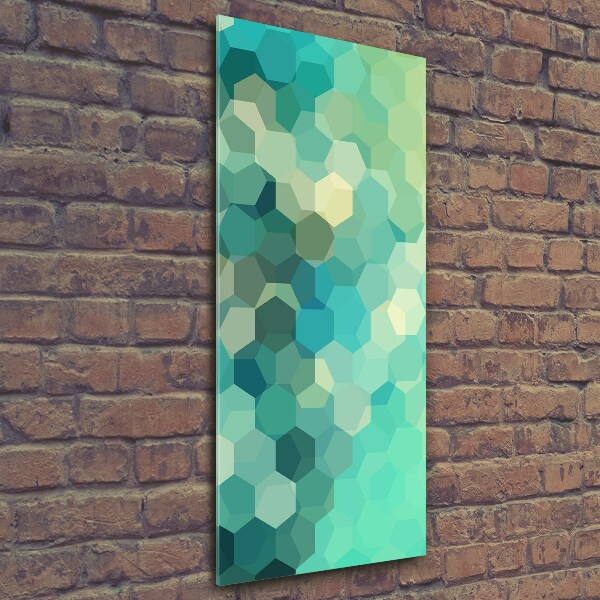 Verticaal glasschilderij Abstracte achtergrond