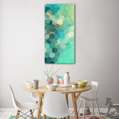 Verticaal glasschilderij Abstracte achtergrond