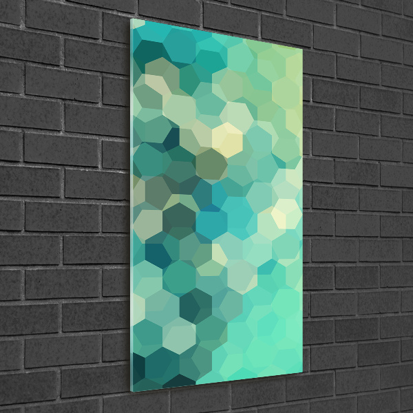 Verticaal glasschilderij Abstracte achtergrond