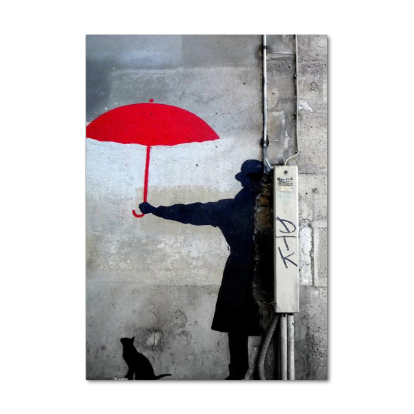 Verticale foto op glas Muurschildering