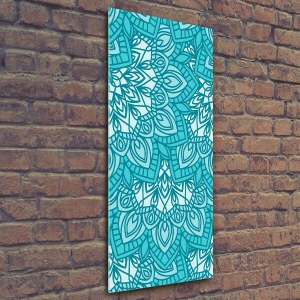 Verticale glasfoto Ornamenten