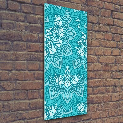 Verticale glasfoto Ornamenten