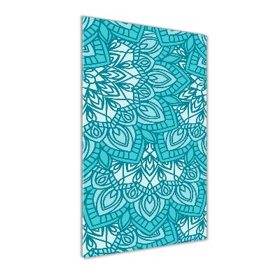 Verticale glasfoto Ornamenten