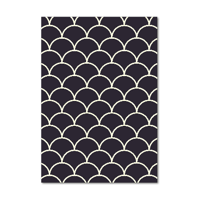 Foto obraz szkło hartowane pionowy Rybie łuski