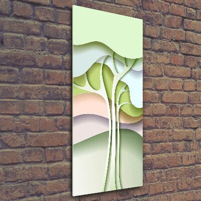 Foto obraz na szkle pionowy Abstrakcyjne drzewo
