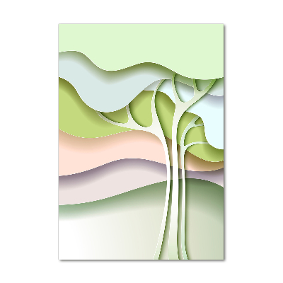 Foto obraz na szkle pionowy Abstrakcyjne drzewo