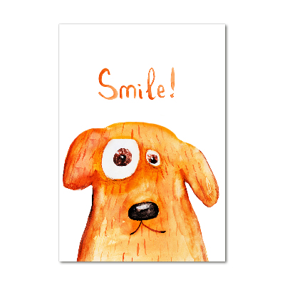 Nowoczesny foto obraz na ścianę pionowy Pies