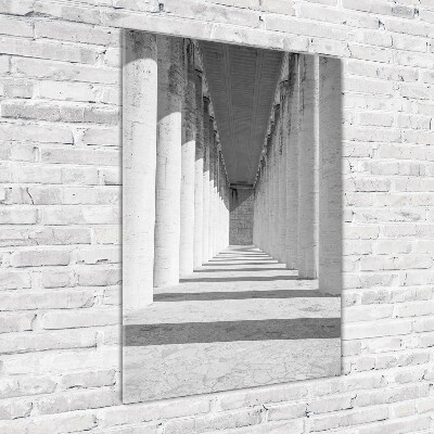 Verticale foto op glas Hal