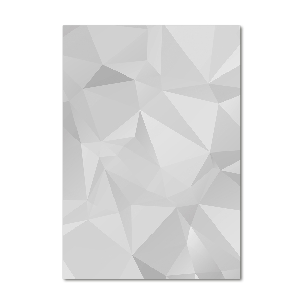 Foto obraz na szkle pionowy Abstrakcja trójkąty